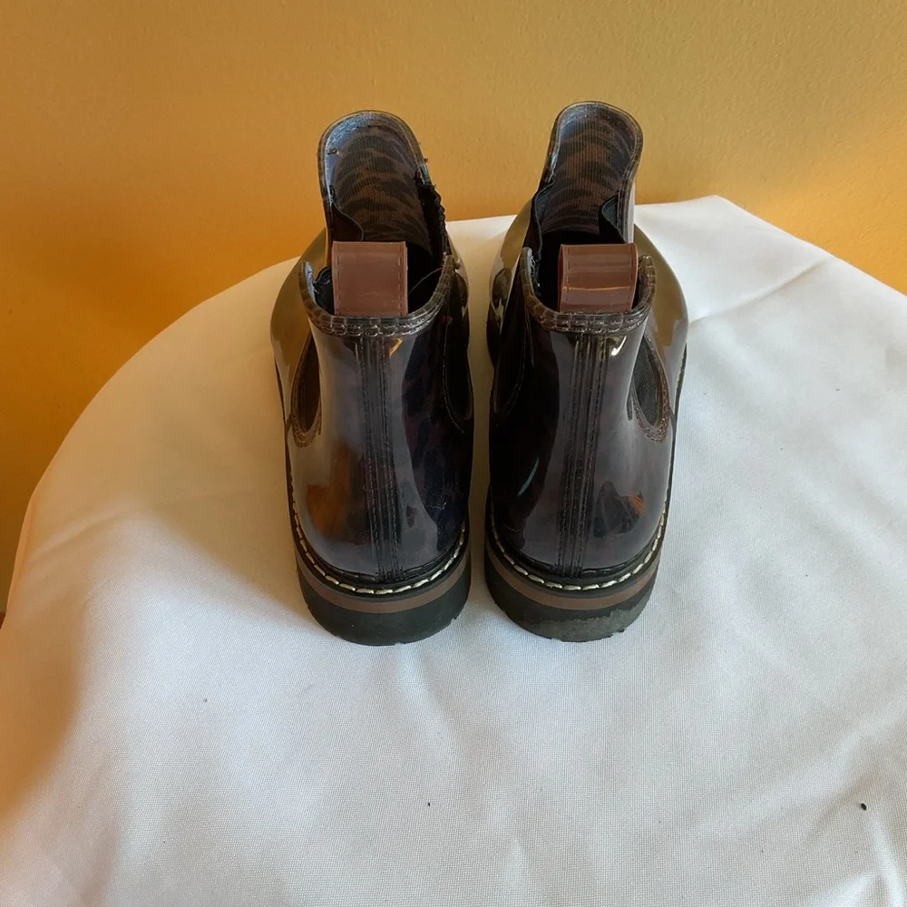 Cougar Brown Kensington Leopard Print Boots size 9 - Picture 6 of 8